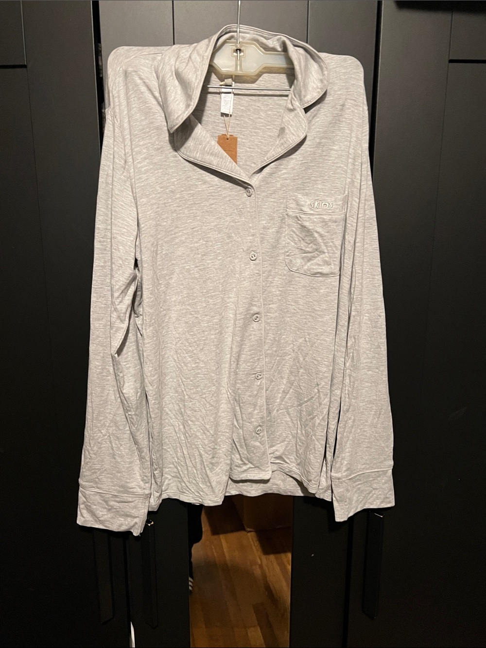 Skims long sleeve sleep top